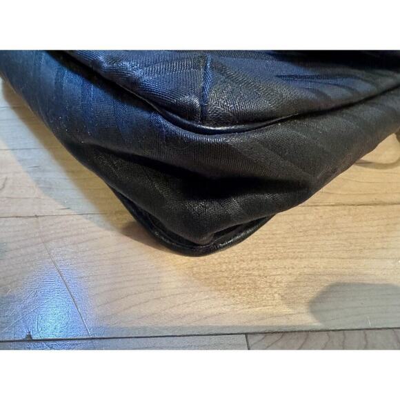 Vintage Balenciaga Monogram Canvas Messenger Bag EUC Dark navy - Picture 7 of 9